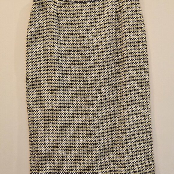 NWT Women's Doncaster Collection Silk Blend Tweed‎ Pencil Skirt Lined Size 6 - Picture 1 of 7